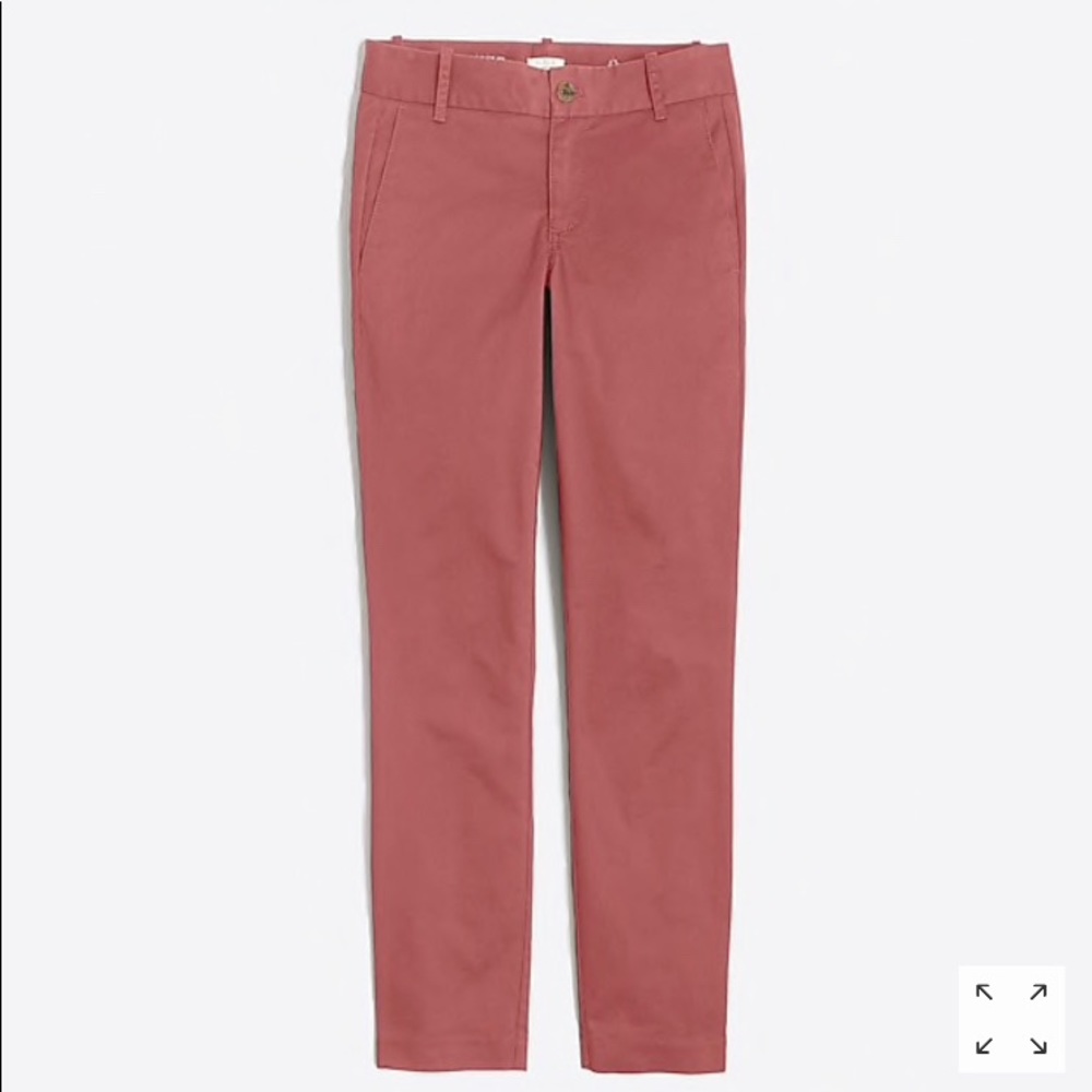 🎈3/$30 J. Crew Frankie Chino pink stretch pants